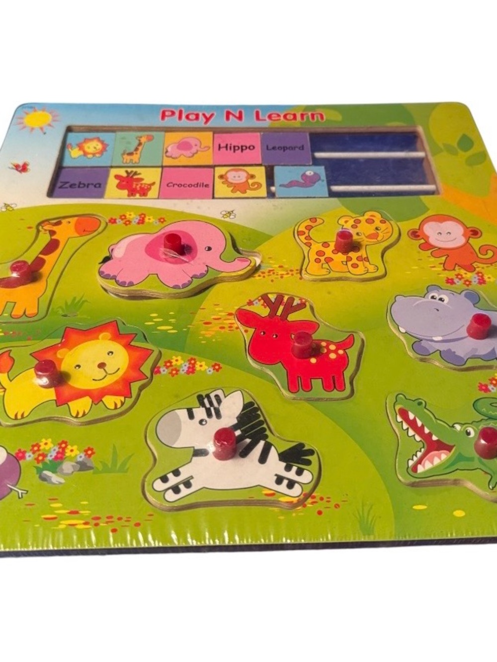Play N Learn ~ Puzzle ~ Wooden Peg ~ Preschool Children ~ Toddlers ~Learning Toy